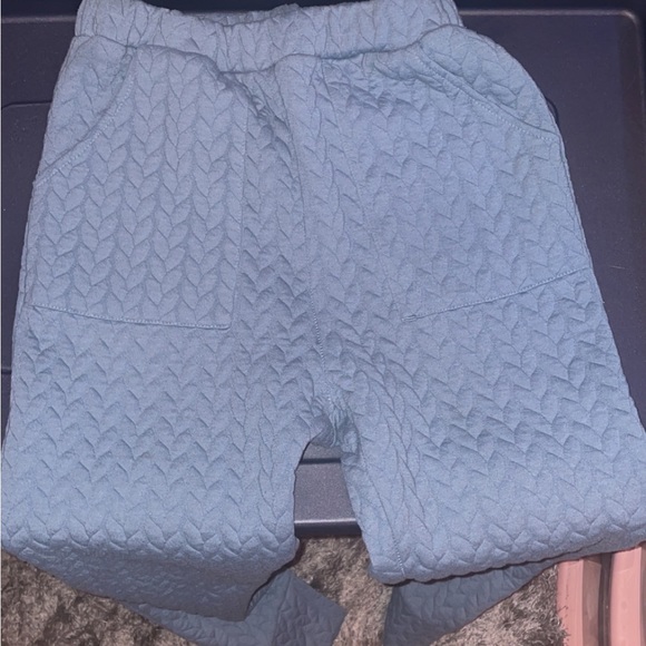 Baby Blue Two Piece Sweater Set - Picture 3 of 4